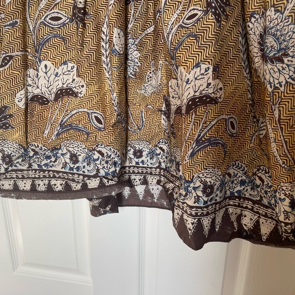 Ulla Johnson Tahlia Dress Size 12 Yellow Print - Picture 5 of 9